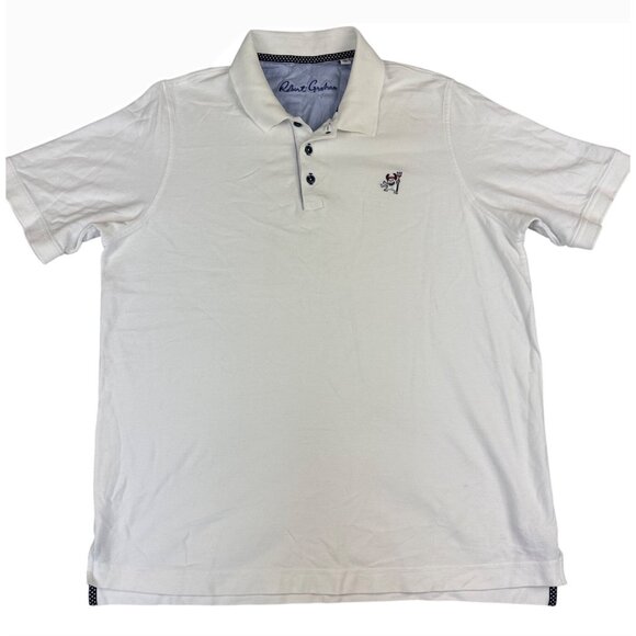 Robert Graham Other - Robert Graham White Polo Shirt XL Classic Fit Embroidered Devil Logo Made - Peru